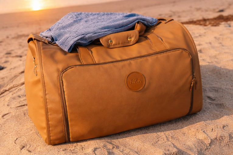 Introducing the Luxurious 3-in-1 Caramel Convertible Bag