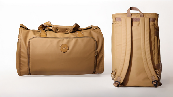 A New Standard of Gifting: The convertible Caramel 3-in-1 travel Bag