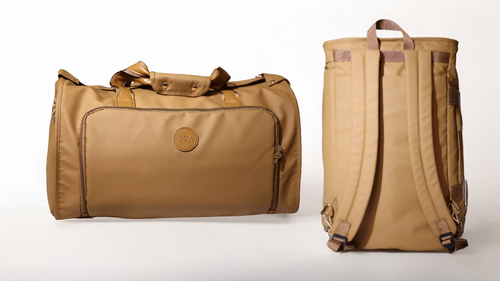 EZA Travel Bundle — Caramel Edition + Caribbean Convertible Duffel
